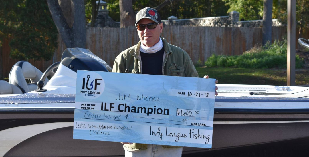 ILF Angler Jim Wheeler 2018 Lake Drive Marine Invitational Champion